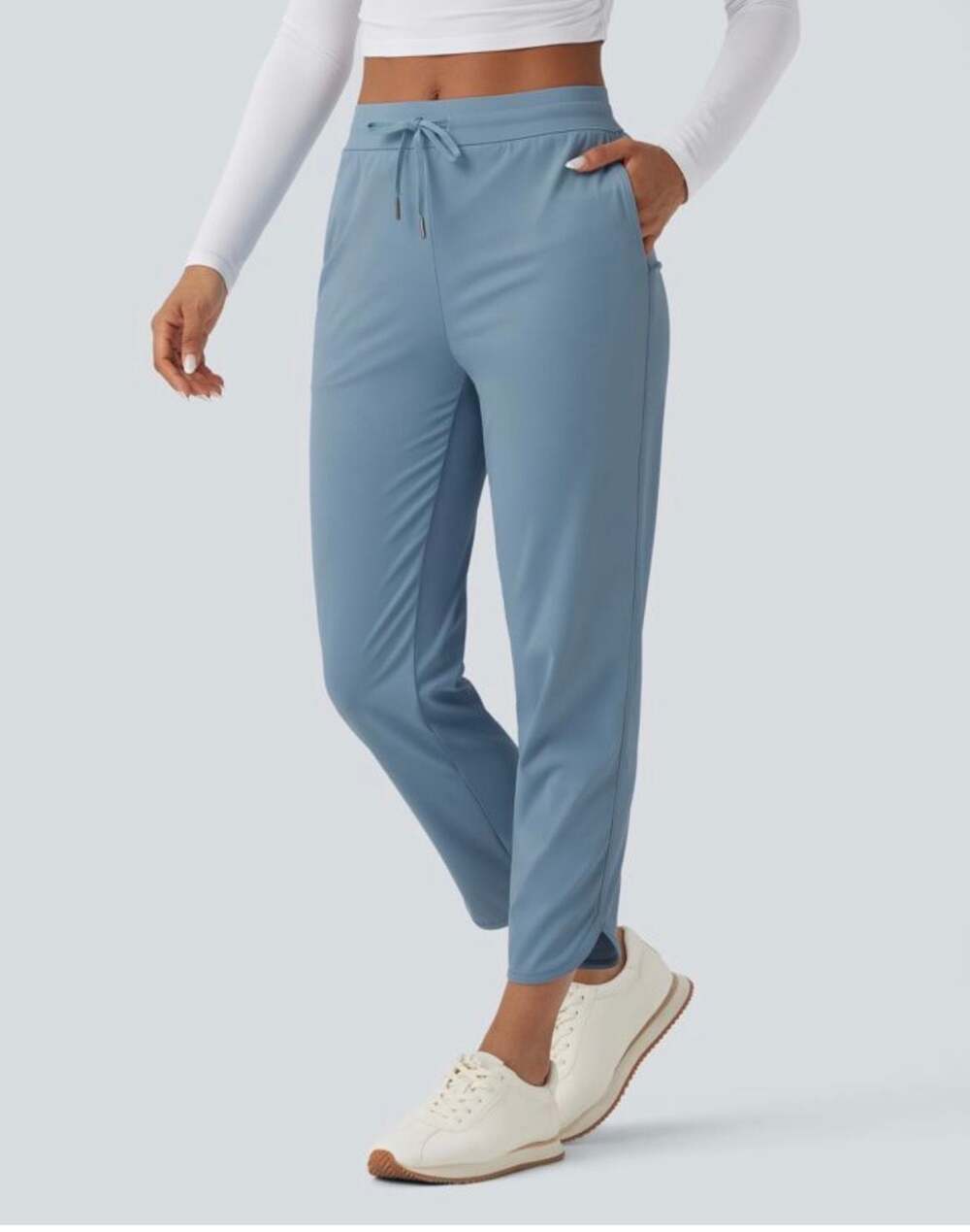 HALARA Light Blue Track Pants Joggers